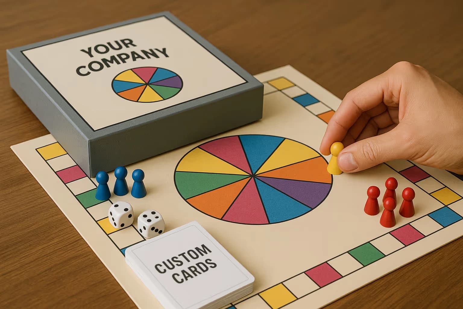 foto de un juego de mesa personalizable
