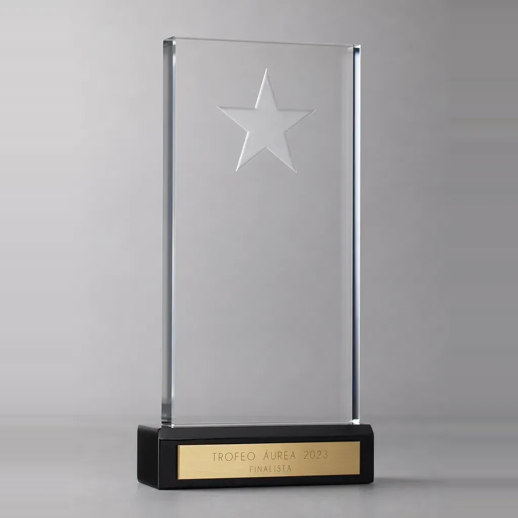 Placa de reconeixement de metacrilat.